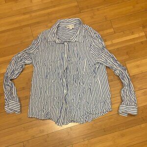 Elegant Striped Button-Down Shirt